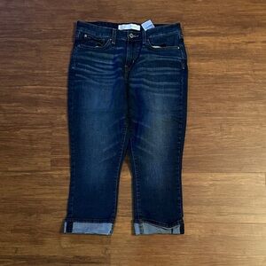 Signature by Levi Strauss Dark Indigo Ankle Jeans